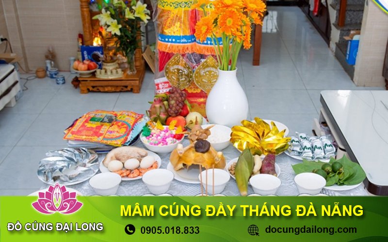 Mâm cúng đầy tháng Đà Nẵng