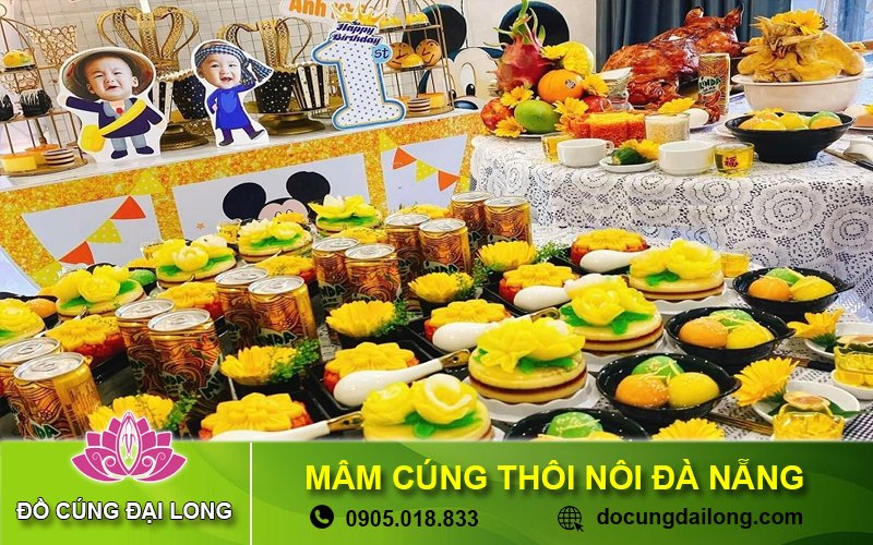 Mâm cúng thôi nôi Đà Nẵng